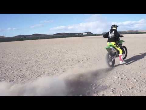 KAWASAKI KX 450F 2012 LAUNCH CONTROL TEST!