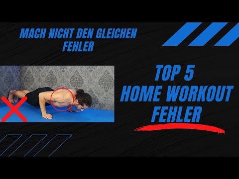 Top 5 Home Workout Fehler ! / Mach nicht den gleichen Fehler !
