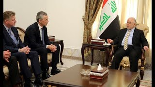 الدكتور حيدر العبادي يستقبل الأمين العام لمنظمة حلف شمال الاطلسي السيد ينس ستولتنبرغ