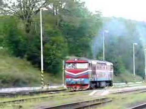 751.149 Lipová Lázně - "raketový rozjezd" při posunu.