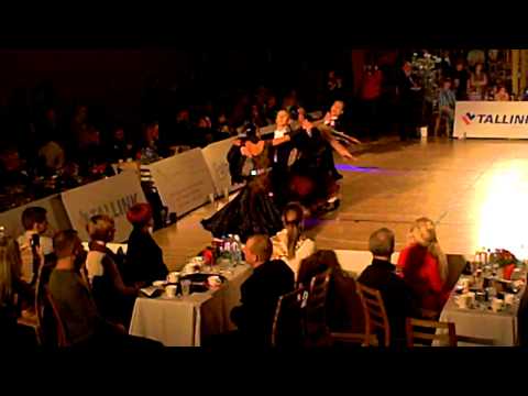 Estonian 10-dance championship 2012 Robert Veskus Kristiina Prants Waltz
