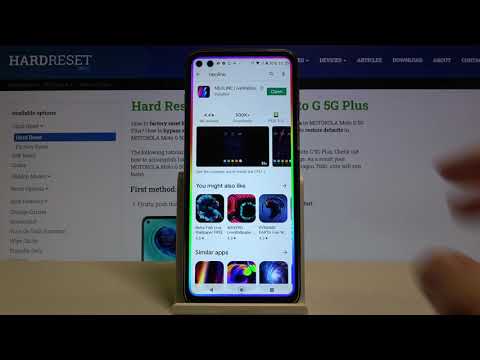 How to Install Neoline Wallpaper on MOTOROLA MOTO G 5G PLUS – Customize Display