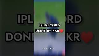 IPL RECORDS DONE BY KKR ❤️ #cricket #kkr #tataipl2022 #viral #shorts