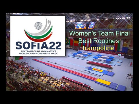 Trampoline World Championship 2022. Women's Team final. Best routines