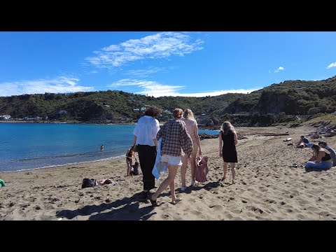 (4k) Walk. Princess Bay - Island Bay | Wellington, New Zealand | April 2022.