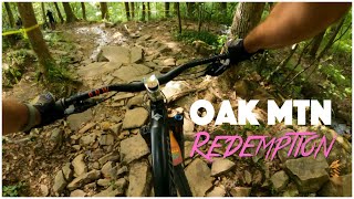I'm back at Oak Mountain MTB Trails: Redemption Ride!