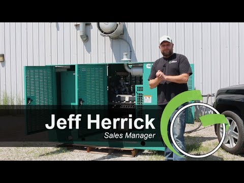Green Industrial - 60 KW USED NATURAL GAS GENERATOR CUMMINS FORD SINGLE OR THREE PHASE