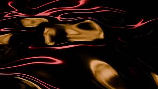 Red Golden Calming Organic Wave Background Video 4k - VJ LOOP NEON - Chilled Swirls