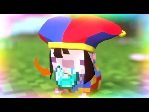 Insane Parotter Axolotl Eats Diamond in Minecraft Circus Glitch
