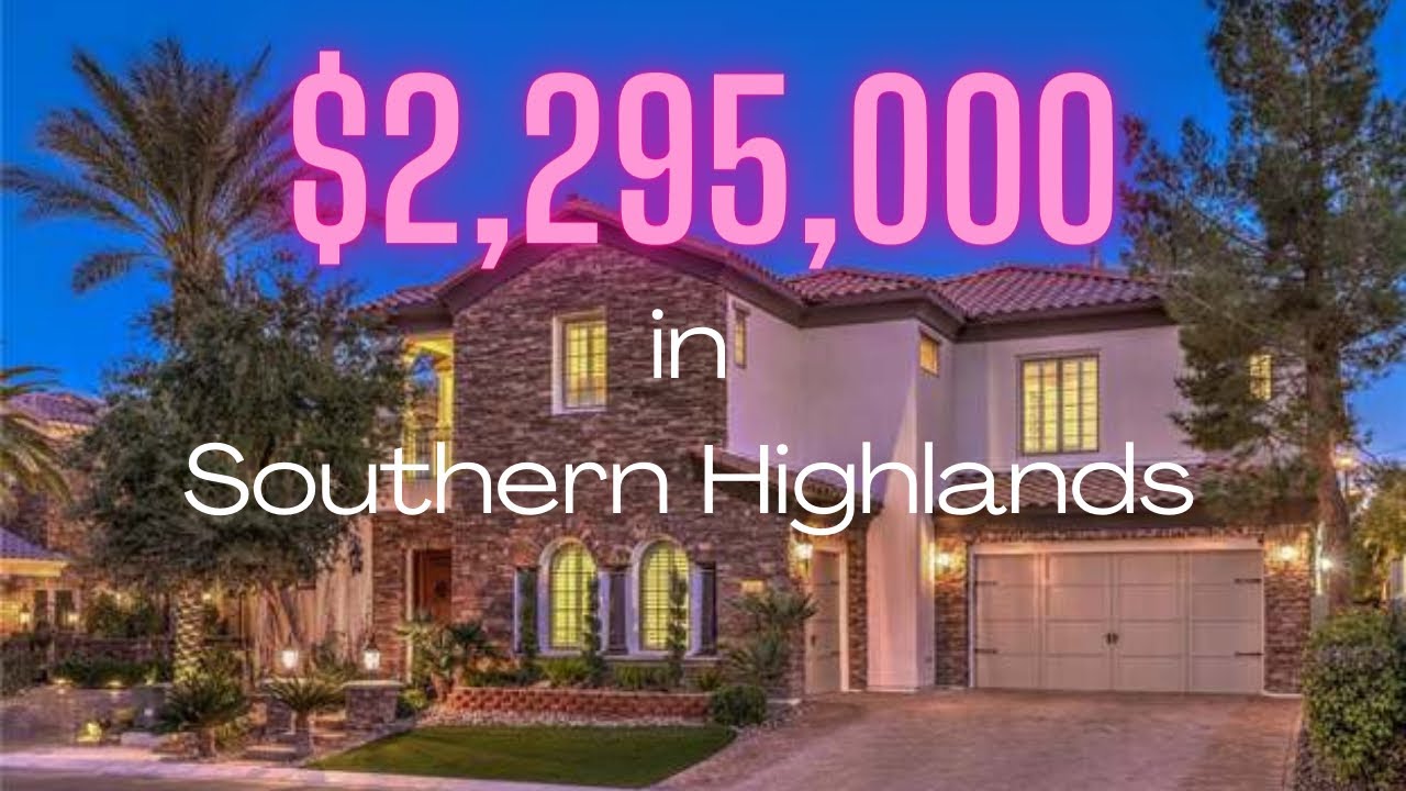 Tour the Luxurious $2.3 Million Mansion in Southern Highlands | Las Vegas Dream Home 🏡💎
