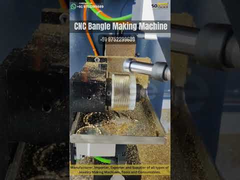 CNC Bangle Making Machine | SODEE JEWELTECH #jewellerymakingmachine #jewelrymaker #process #jewelry