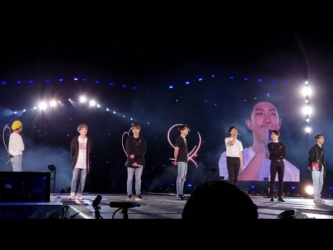 190505 Light Wave + Ending Ment @ BTS 방탄소년단 Speak Yourself Tour in Rose Bowl LA Concert Fancam