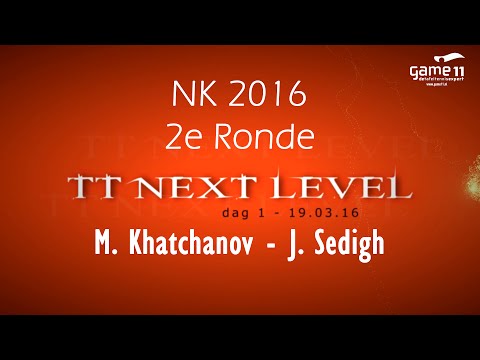 NK 2016 2e Ronde: Martin Khatchanov - Jamshid Sedigh