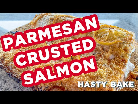 Parmesan Crusted Salmon | Hasty Bake Charcoal Grills