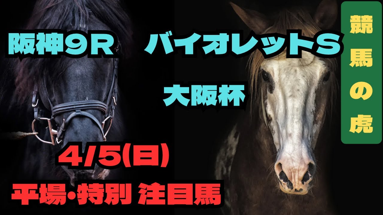 【 4月5日 (日)  注目馬 】【大阪杯】  天気が。