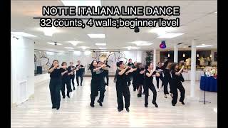 NOTTE ITALIANA Line Dance by DMV Line Dance Academy