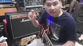 Video thumbnail for Marshall DSL40C Amp Combo & EPIPHONE SLASH "ROSSO CORSA" LES PAUL STANDARD by JUMBOH GUITAR FIRE