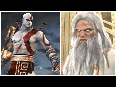 Prime Kratos vs Zeus - TITAN Difficulty [No Damage] God of War 2 Remastered #kratos #godofwar2