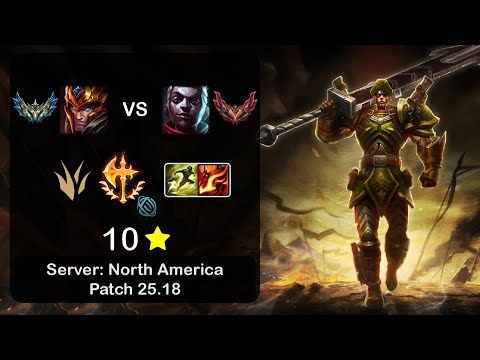 Jarvan IV Jungle vs Ekko - NA Challenger - Patch 25.18