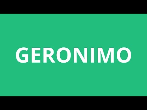 How To Pronounce Geronimo - Pronunciation Academy