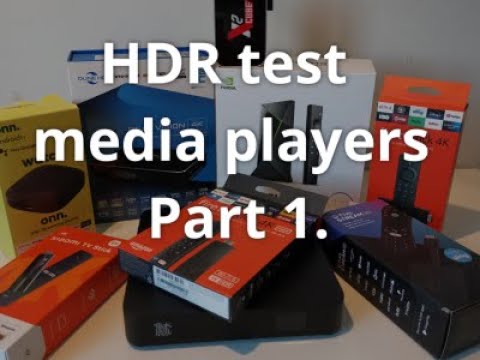 Part 2.1 HDR android tv box picture quality test.  Shield tv, Amazon Fire tv, Zidoo... ENG voiceover