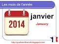 Les mois en français (months in French)