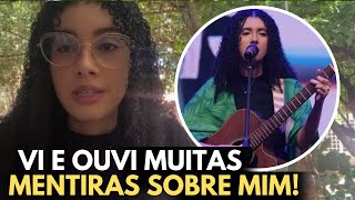 Aymeê Rocha (Evangelho de Fariseus) chora ao expor sua história após muitas especulações sobre ela