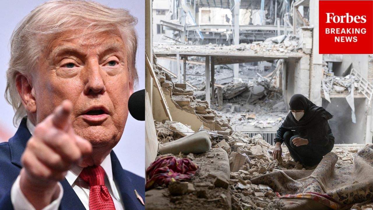Video | 'Somebody's Going To Have To Help Them Out': Trump Says US Did $1.5-2 Trillion Of Damage To Iran