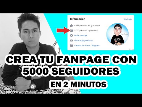 , title : 'Como Crear Una Página de Facebook con 5000 SEGUIDORES | 100% Real'