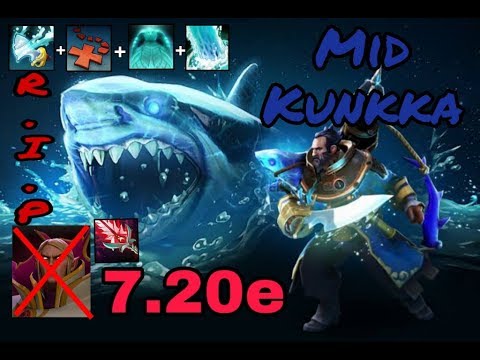 Dota 2 | Mid Kunkka | 1 Vs 5 Gameplay | Patch 7.20e