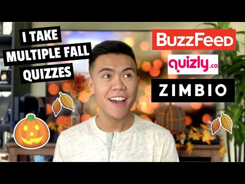 Buzzfeed Fall Quizzes