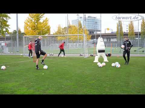 VFB-TORHÜTER UM ALEX NÜBEL EXKLUSIV im Training mit dem torwart.de 2-Legs-Dummy mit Steffen Krebs