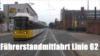 Führerstandsmitfahrt Straßenbahn Berlin Linie 62 S Mahlsdorf - Wendenschloß