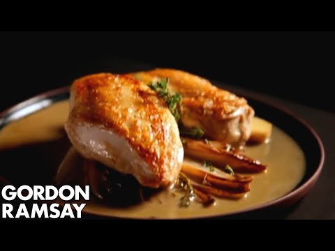 Chicken Breast and Sautéed Chicory in Marsala Sauce | Gordon Ramsay