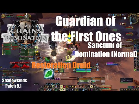 Normal Guardian of the First Ones! - Restoration Druid PoV - Sanctum of Domination - WoW Shadowlands