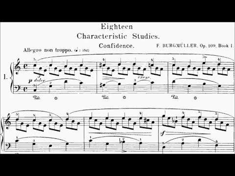 Burgmuller Op.109 18 Characteristic Studies (Complete)