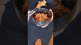寝坊した日の朝食 納豆キムチご飯 #asmr #朝食 #一人暮らし #簡単レシピ #キムチ #納豆
