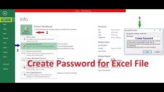 How to Password Protect an Excel Workbook (Excel 2010/2013)