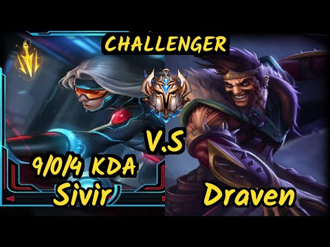 FNC Rekkles (SIVIR) vs DRAVEN - 9/0/4 KDA BOTTOM ADC CHALLENGER GAMEPLAY - EUW