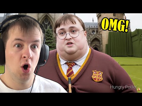 Marcel Reacts to Hungry Potter and the Chamber of Snacks