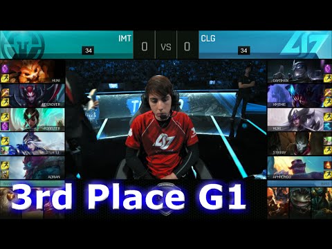Immortals vs CLG | Game 1 for 3rd Place S6 NA LCS Summer 2016 PlayOffs | IMT vs CLG G1 1080p