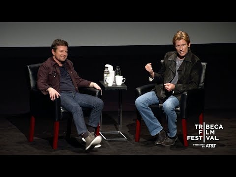 Michael J  Fox and Denis Leary at Tribeca Talks