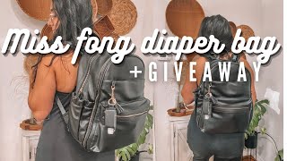 Whats in my diaper bag for newborn| Review for Miss Fong diaper bag