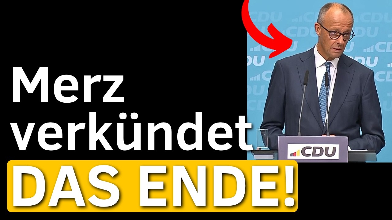 Die Pressekonferenz zur Wahlniederlage gibt Merz jetzt DEN REST!