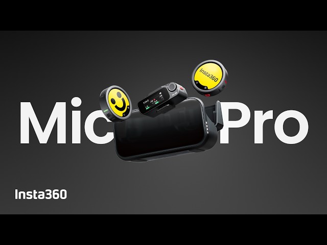 Vidéo INSTA360 MIC PRO (2TX + 1RX)