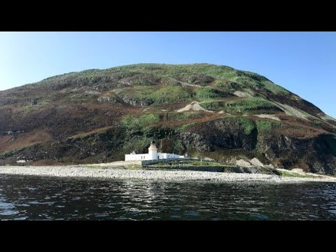 Ailsa Craig Lighthouse, "paddys milestone", Firth of Clyde, South Ayrshire, Scotland