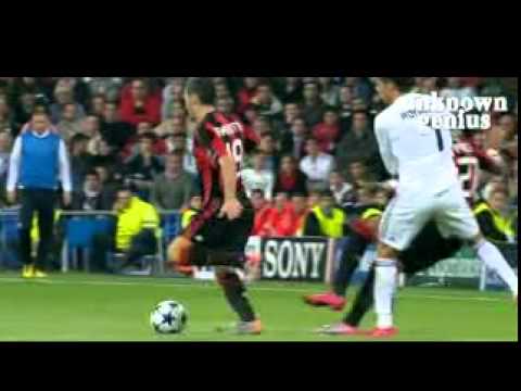 Cristiano Ronaldo kicking Kevin-Prince Boateng