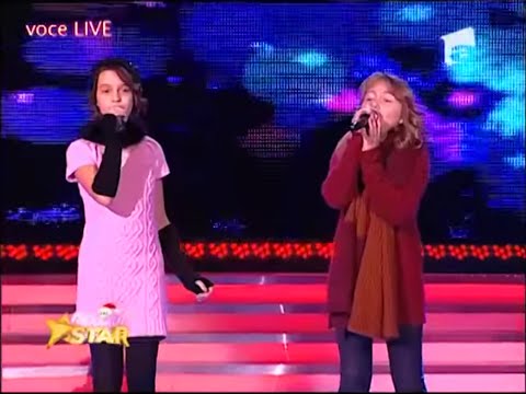 Ioana Rusnac și Denisa Lucan au cântat în DUET un colind în limba engleză