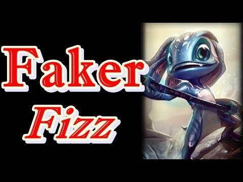 LOL Pro - FAKER Fizz vs Yasuo - Korea SoloQ (Highlights)