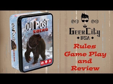 Outpost: Siberia - Rules, Run Through, & Review w/ Survival Guide Update!